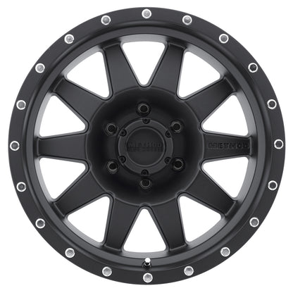 Method MR301 The Standard 18x9 +18mm Offset 6x135 94mm CB Matte Black Wheel.