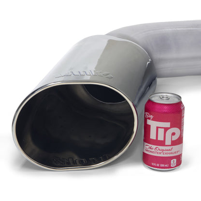 Banks Power 2017 Ford 6.7L 5in Monster Exhaust System - Single Exhaust w/ Chrome Tip.