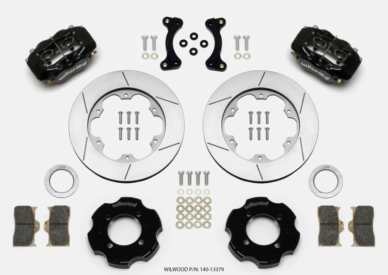 Wilwood Forged Dynalite Front Hat Kit 11.00in GT Rotor 95-05 Miata.