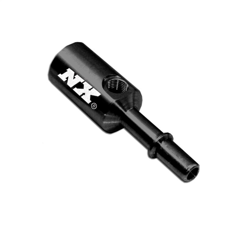 Nitrous Express 5/16-8mm Late Model Billet Fuel Line Adapter.