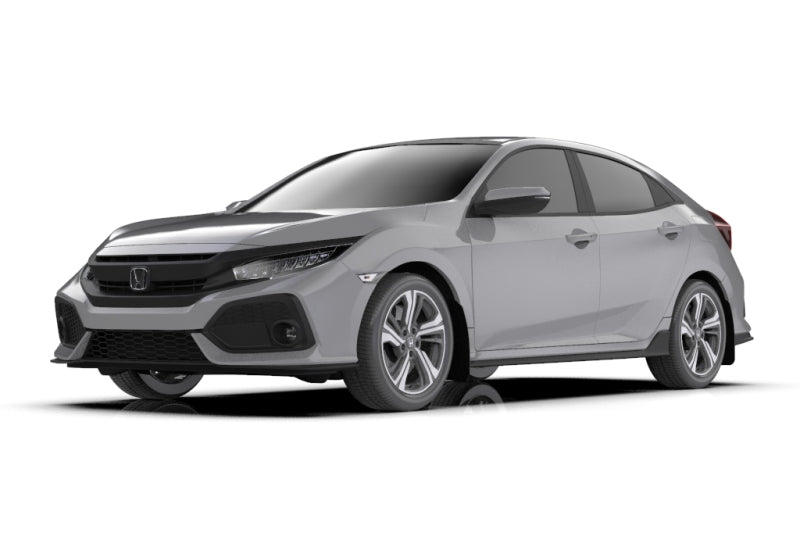 Rally Armor 17-19 Honda Civic Sport Touring Black UR Mud Flap w/ Dark Grey Logo.