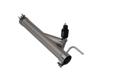 QTP 09-18 Ram 1500 3in 304SS Aggressor Cutout Mid Pipe.