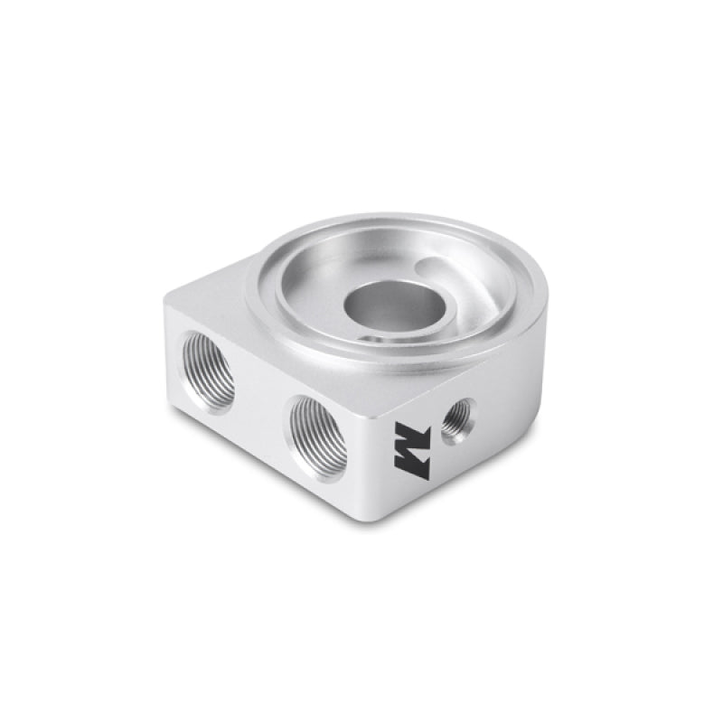 Mishimoto Silver M20 Oil Sandwich Plate.