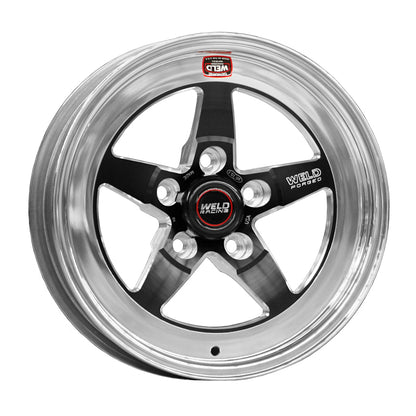 Weld S71 15x10 / 5x4.75 BP / 7.5in. BS Black Wheel (Medium Pad) - Non-Beadlock.