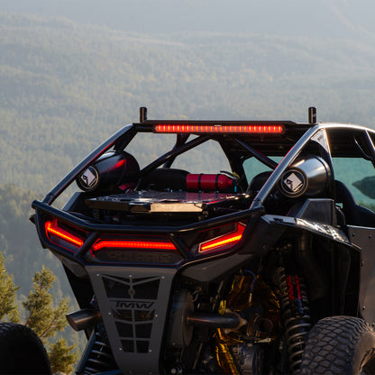 Rigid Industries 28in Chase Light Bar Universal - Rear Facing 27 Mode 5 Color LED Light Bar.