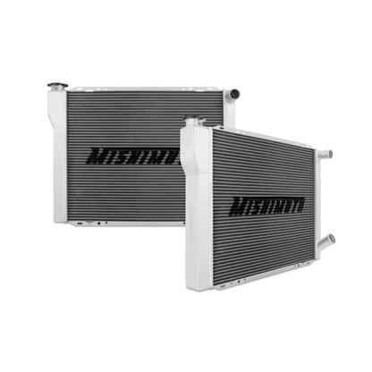Mishimoto Universal Dual Pass Race Radiator 27x19x3 Inches Aluminum Radiator.