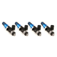Injector Dynamics ID1050X Injectors 11mm (Blue) Adaptor Tops Denso Lower (Set of 4).