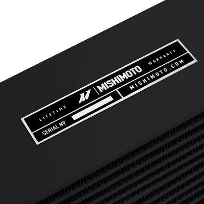 Mishimoto Heavy-Duty Oil Cooler - 17in. Same-Side Outlets - Black.