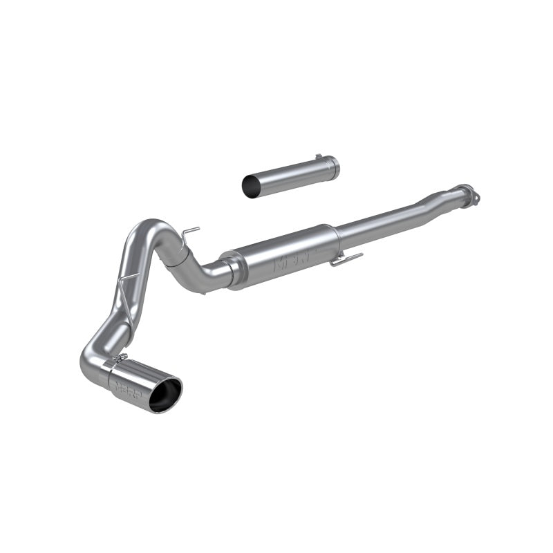 MBRP 2021+ Ford F150 2.7L/3.5L/5.0L 4in T409 Stainless Steel Cat-Back - RACE VERSION.