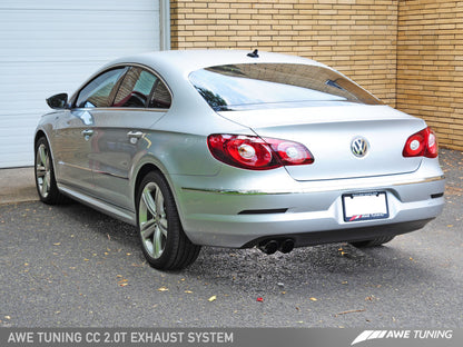 AWE Tuning Touring Catback Exhaust - Diamond Black Tips | 3015-23014