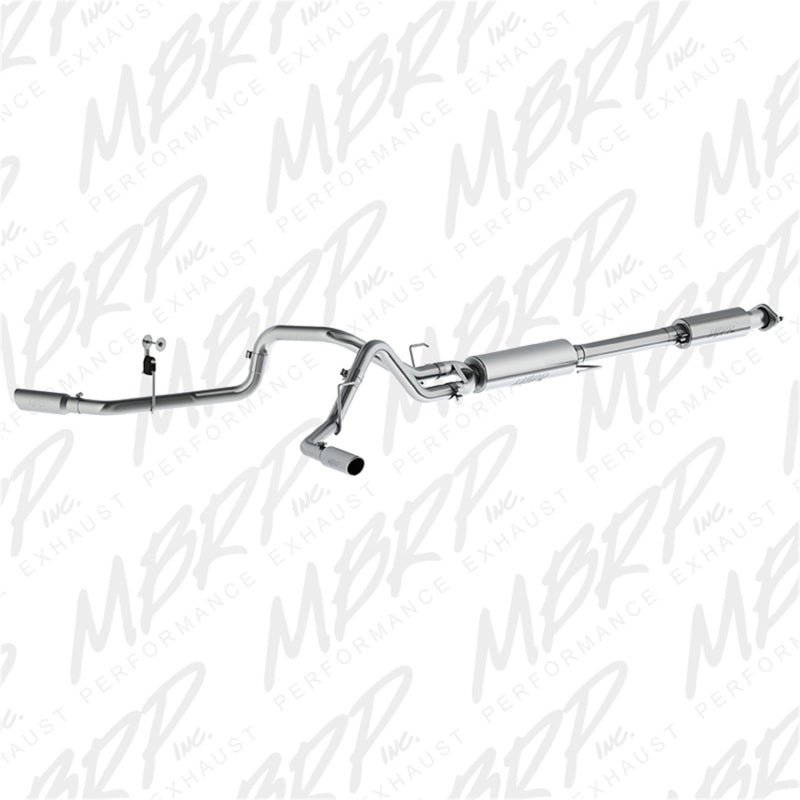 MBRP 2015 Ford F-150 5.0L 3in Cat Back Dual Split Side Exit T409 Exhaust System.