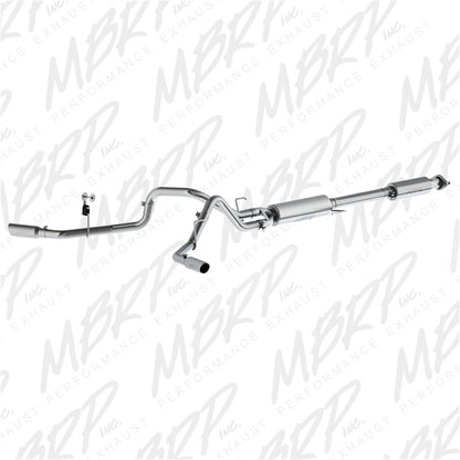 MBRP 2015 Ford F-150 5.0L 3in Cat Back Dual Split Side Exit T409 Exhaust System.