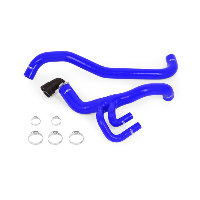 Mishimoto 10-14 Ford F-150 Raptor 6.2L V8 Blue Silicone Radiator Hose Kit.