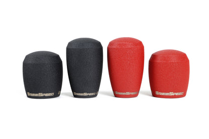 GrimmSpeed Stubby Shift Knob Stainless Steel Black - M12x1.25.