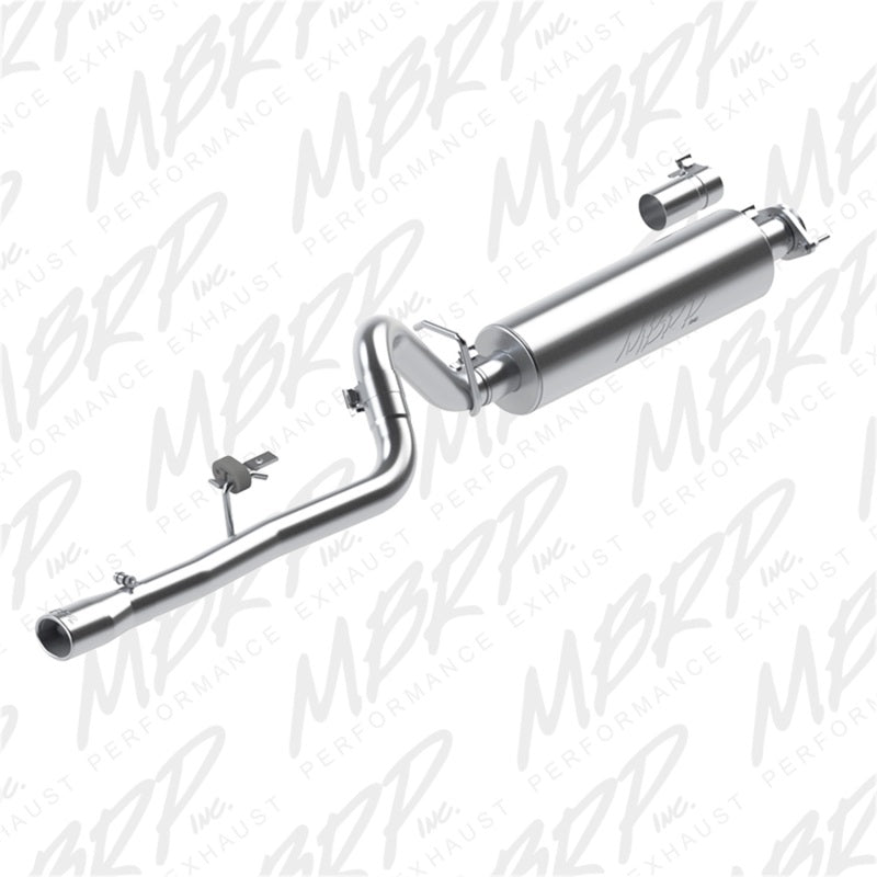 MBRP 86-00 Jeep 2.5L Cherokee 2.5in Cat Back Single T409.