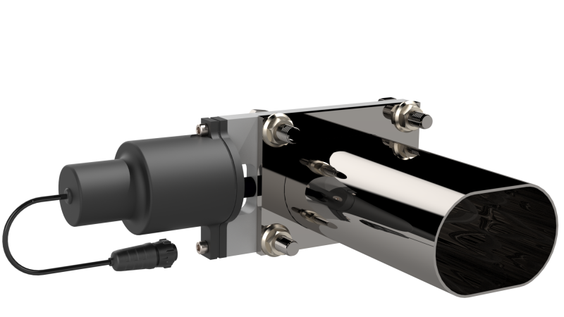QTP Bolt-On QTEC Low Profile Oval Electric Cutout Valve.