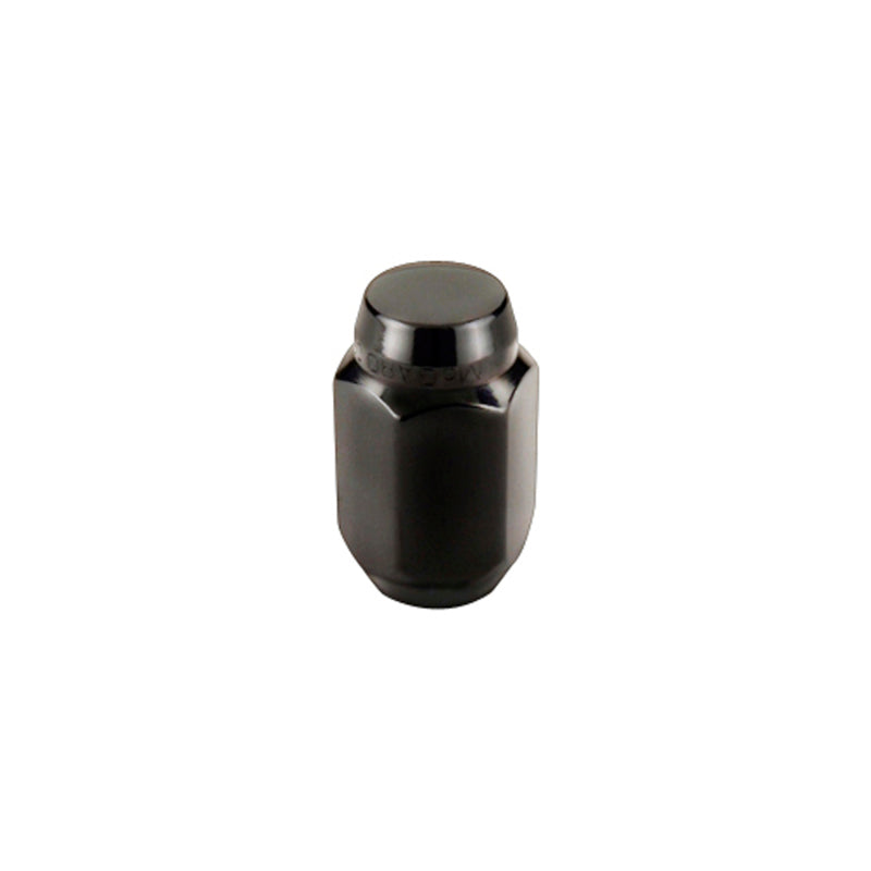McGard Hex Lug Nut (Cone Seat) M12X1.5 / 13/16 Hex / 1.5in. Length (4-pack) - Black.