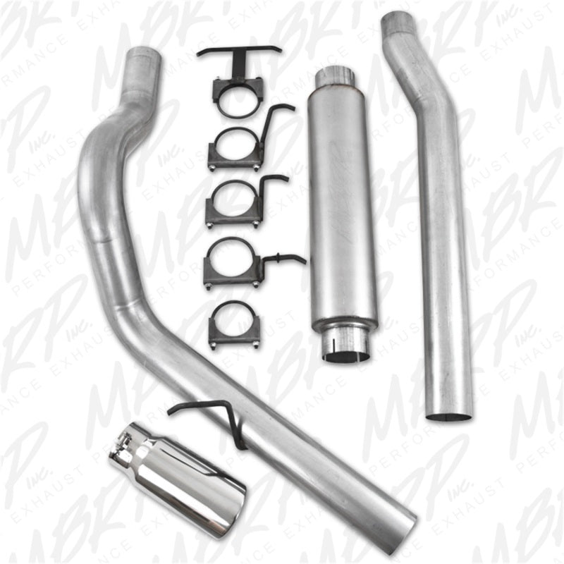 MBRP 2003-2007 Ford F-250/350 6.0L EC/CC Cat Back Single Side (Stock Cat).