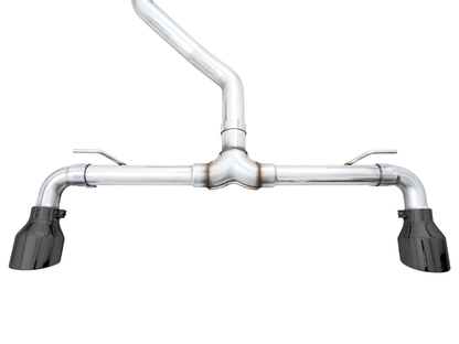 AWE Tuning Track Catback Edition Exhaust - Diamond Black Tips | 3020-33658
