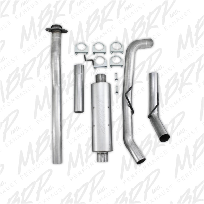 MBRP 2011-2014 Ford F150 V6 EcoBoost 3in Cat Back Single Side AL P Series Exhaust.