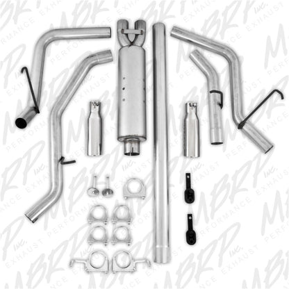 MBRP 2006-2008 Dodge Ram Hemi 1500 5.7L SC/CC-SB Cat Back Dual Split Side.