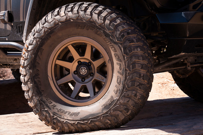 ICON Rebound Pro 17x8.5 5x5 -6mm Offset 4.5in BS 71.5mm Bore Bronze Wheel.