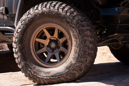 ICON Rebound Pro 17x8.5 5x5 -6mm Offset 4.5in BS 71.5mm Bore Bronze Wheel.