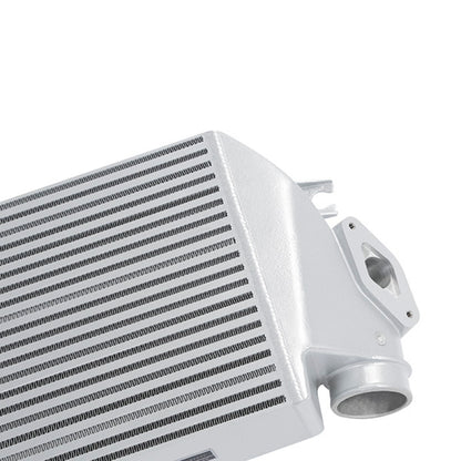 Mishimoto 08-14 Subaru WRX Top-Mount Intercooler Kit - Powder Coated Silver & Black Hoses.