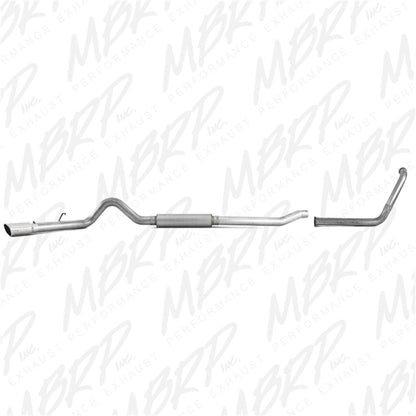 MBRP 2003-2007 Ford F-250/350 6.0L EC/CC Turbo Back Single Side (Stock Cat).