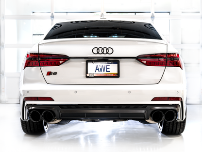 AWE Tuning Touring Catback Exhaust - Diamond Black Tips | 3015-43107