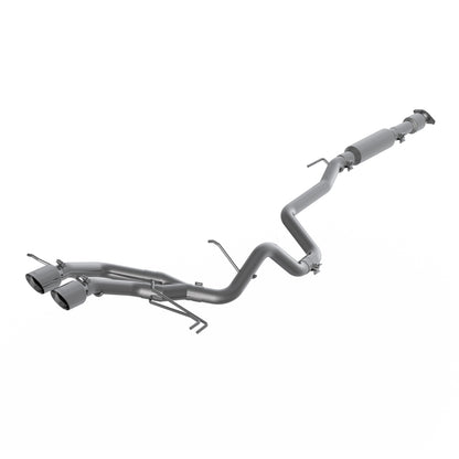 MBRP 13-18 Hyundai Veloster Turbo 4.0in OD Tips Dual Outlet 2-1/2in AL Cat Back.