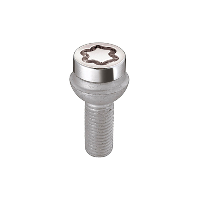 McGard Wheel Lock Bolt Set - 4pk. (Radius Seat) M14X1.5 / 17mm Hex / 26.7mm Shank Length - Chrome.