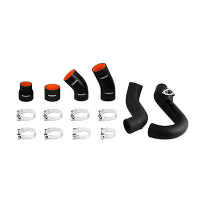 Mishimoto 2015 Ford Mustang EcoBoost Performance Intercooler Kit - Black Core Wrinkle Black Pipes.