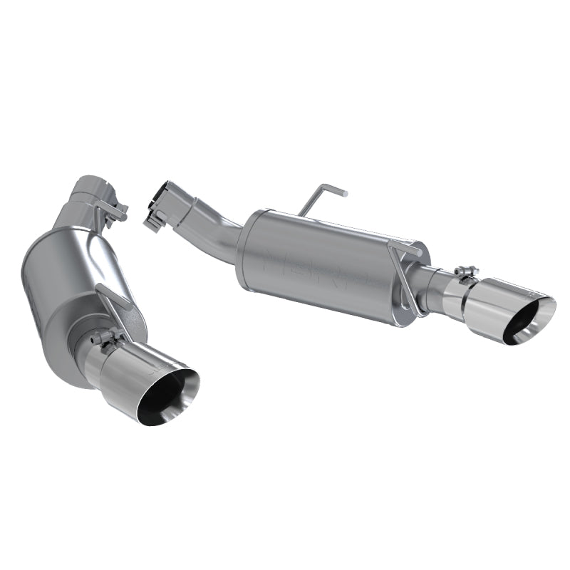 MBRP 05-10 Ford Mustang GT 5.0/Shelby GT500 Dual Mufflers Axle Back Split Rear AL.