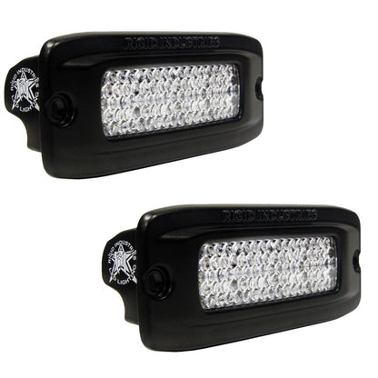 Rigid Industries SRQ - Flush Mount - Diffused - Back Up Light Kit.