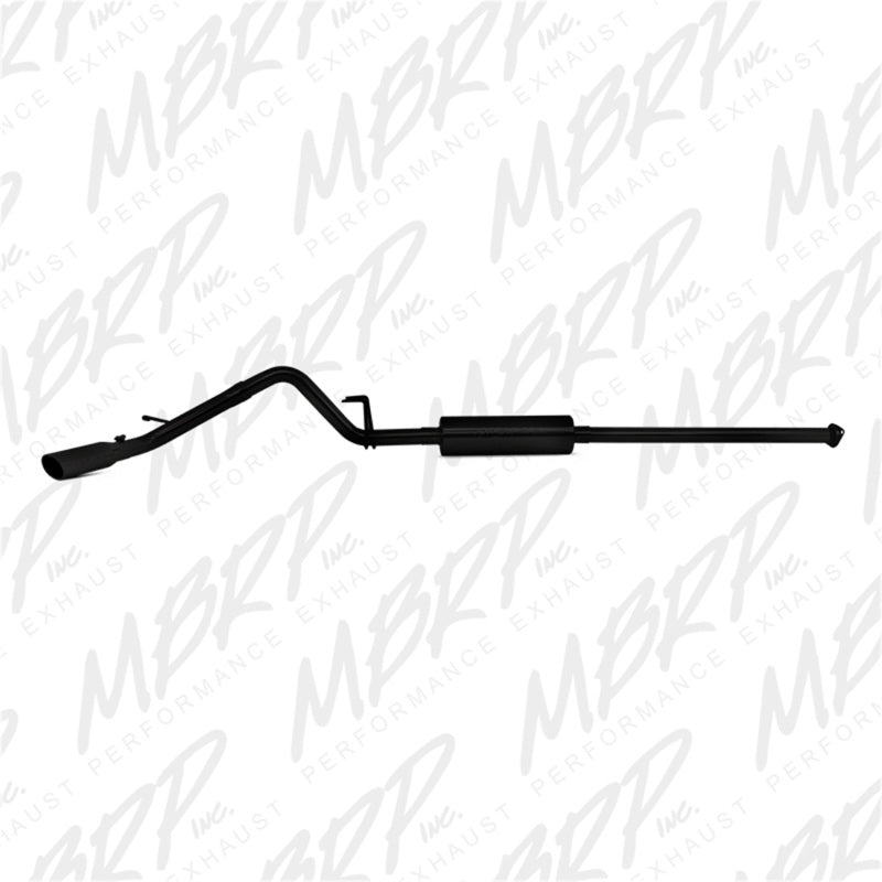 MBRP 09-14 Toyota Tacoma 4.0L EC/CC Cat-Back Single Exit AL - Black.