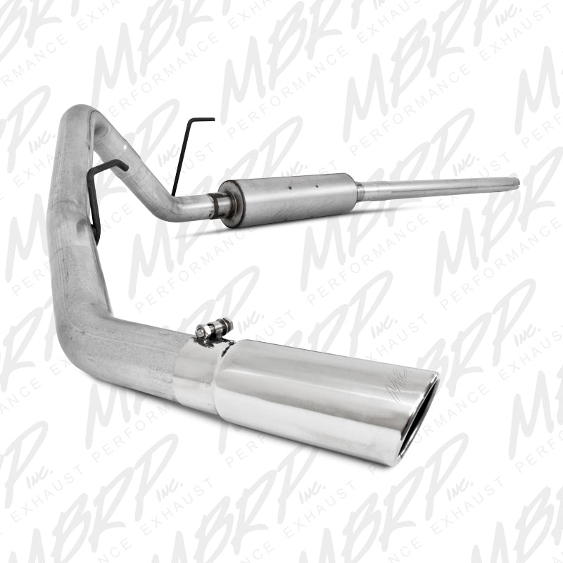MBRP 2004-2008 Ford F150 EC/CC-SB Cat Back Single Side.