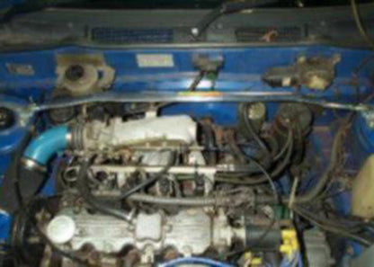 Whiteline 91-94 Nissan Sentra B13 / 95-99 Nissan Sentra B14 Front adjustable strut tower brace.