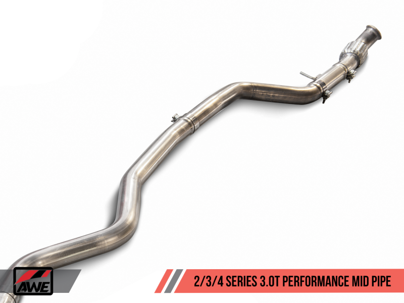 AWE Tuning BMW F30 340i Performance Mid Pipe.