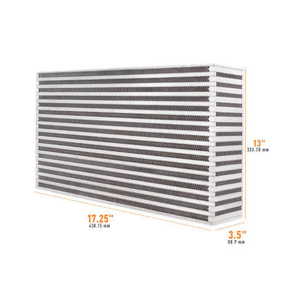 Mishimoto Universal Air-to-Air Intercooler Core - 17.25in / 13in / 3.5in.