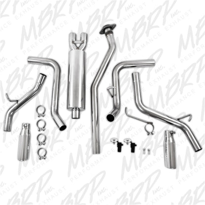 MBRP 2003-2007 Chev/GMC 1500 Classic 4.8/5.3L EC/CC-SB Cat Back Dual Split Side.