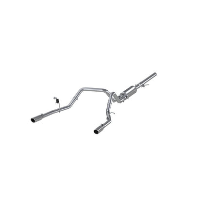 MBRP 14 Chevy/GMC 1500 Silverado/Sierra 4.3L V6/5.3L V8 Dual Split Rear Alum 3in Cat Back Exhaust.