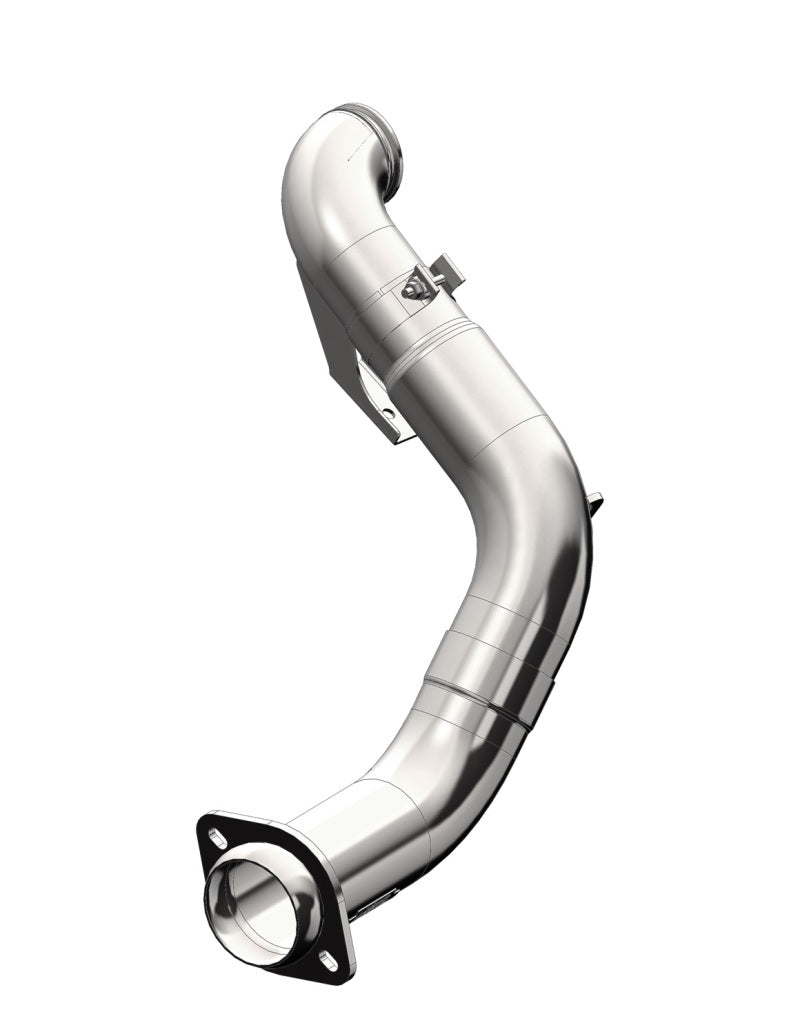 MBRP 2015 Ford 6.7L Powerstroke (Cab & Chassis Only) 4in Turbo Down-Pipe T409 Aluminized.