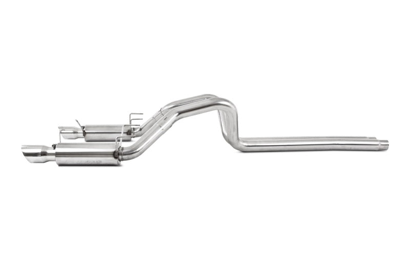 MBRP 11-14 Ford Mustang GT 5.0L Dual Split Rear Race Version T409 3in Cat Back Exhaust System.