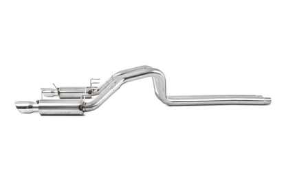 MBRP 11-14 Ford Mustang GT 5.0L Dual Split Rear Race Version T409 3in Cat Back Exhaust System.