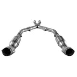 Kooks 05-10 Ford Mustang GT 4.6L 3V Auto/Manual 3in x 3in Race Exhaust Cat X Pipe Kooks HDR Req