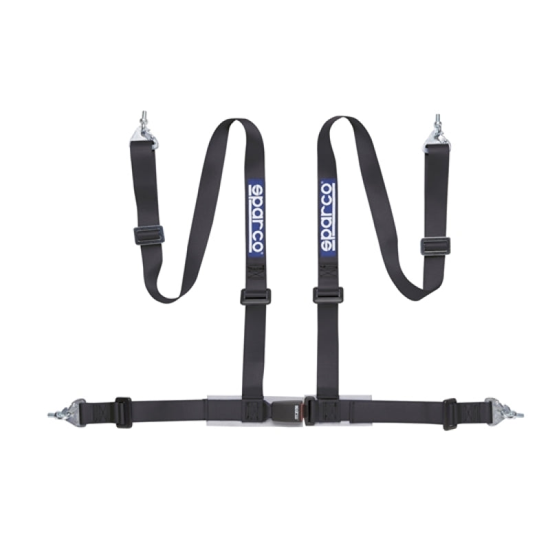 Sparco Belt 2 Inch Black 4Pt Snap-In.