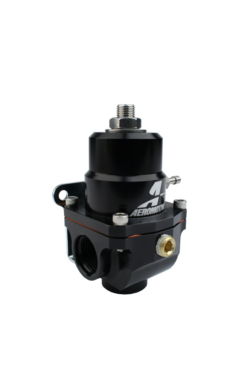 Aeromotive Adjustable Regulator - 35-75PSI - .313 Valve - (2) -08 Inlets/-08 Return.