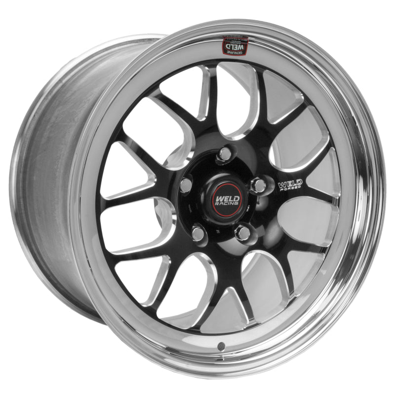 Weld S77 17x10 / 5x120mm BP / 7.2in. BS Black Wheel (High Pad) - Non-Beadlock.
