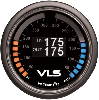Revel VLS 52mm 50-300 Deg F Dual Intercooler Temperature Gauge.